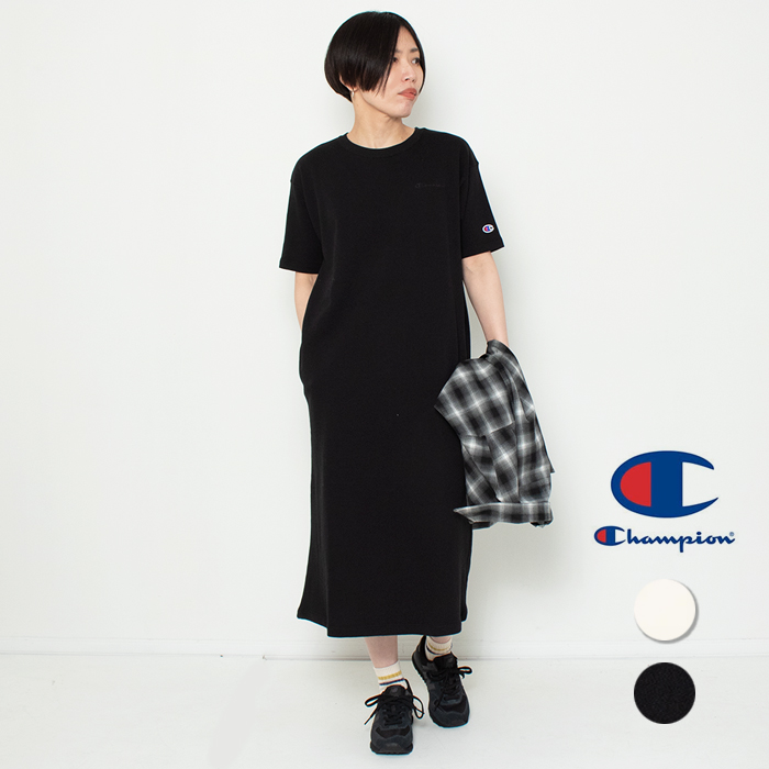 Champion（チャンピオン） ワンピース 服 半袖 レディース スウェット
