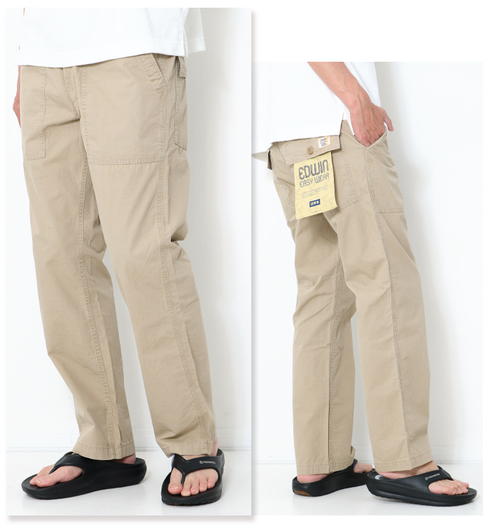 EDWIN（エドウィン） メンズ ベイカーパンツ イージーパンツ 夏