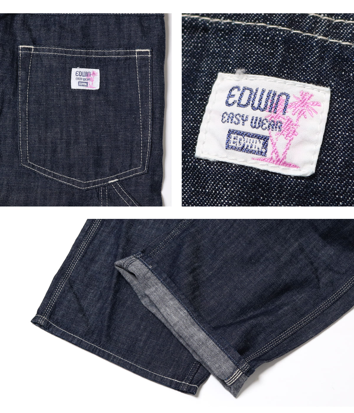 EDWIN（エドウィン） イージーパンツ ワイドパンツ レディース デニム