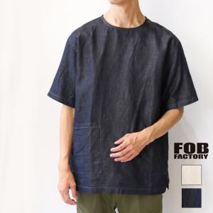 FOB FACTORY エフオービーファクトリー アトリエTシャツ F3478 ATELIER T-...