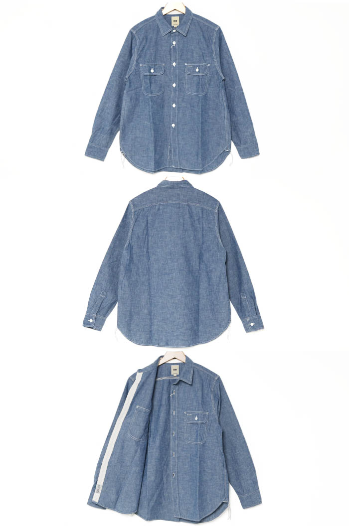 FOB FACTORY エフオービーファクトリー Chambray Work Shirt