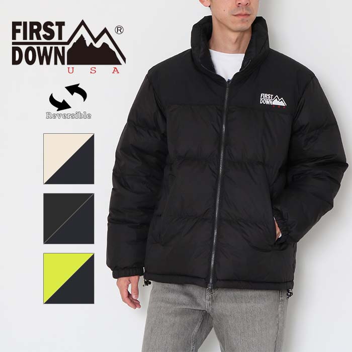 FIRST DOWN ファーストダウン バブル ダウンジャケット メンズ FIRST DOWN ファーストダウン バブル ダウンジャケット メンズ