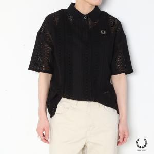 RED PERRY フレッドペリー Lace Polo Shirt レース ポロシャツ G7134 ...