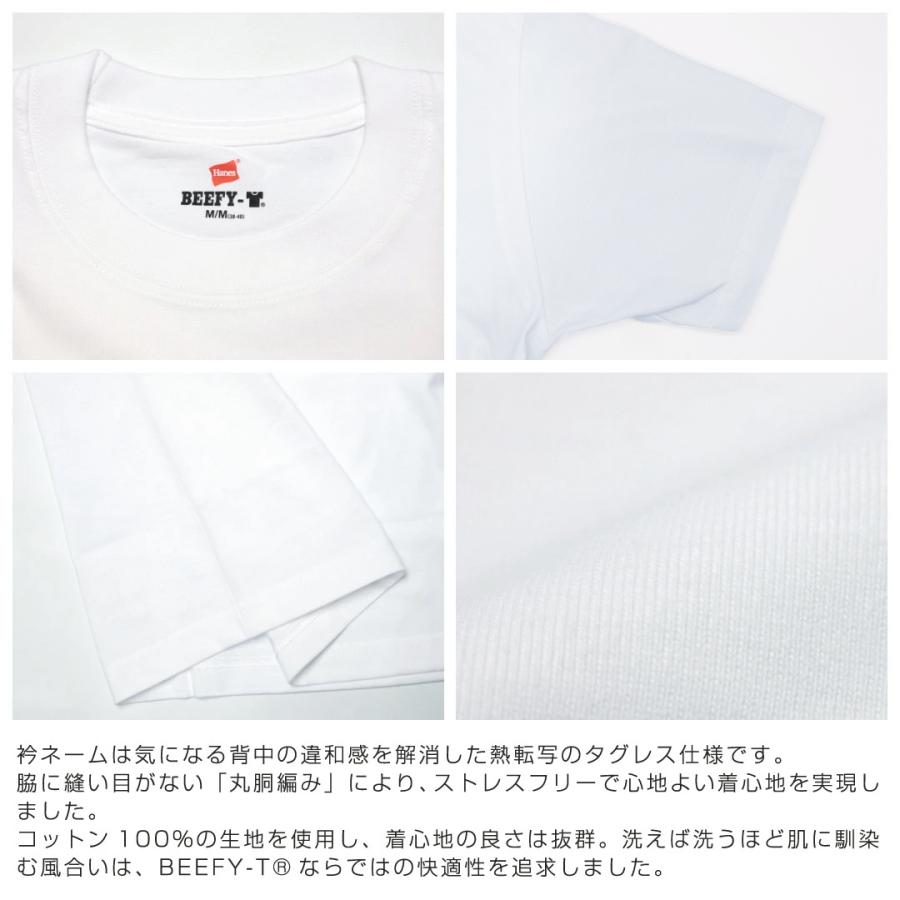 BEEFY-T Hanes ヘインズ ビーフィー 半袖 胸ポケット パックTシャツ