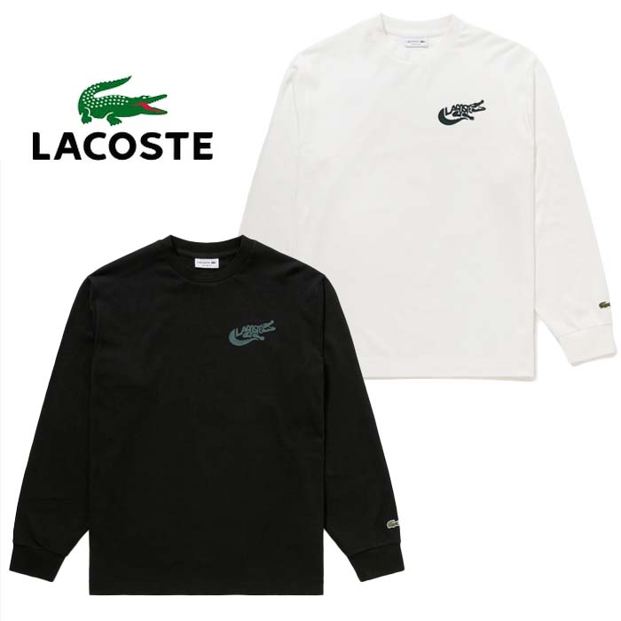 LACOSTE（ラコステ） ACOSTE ワニ ロゴ グラフィック 長袖 Tシャツ