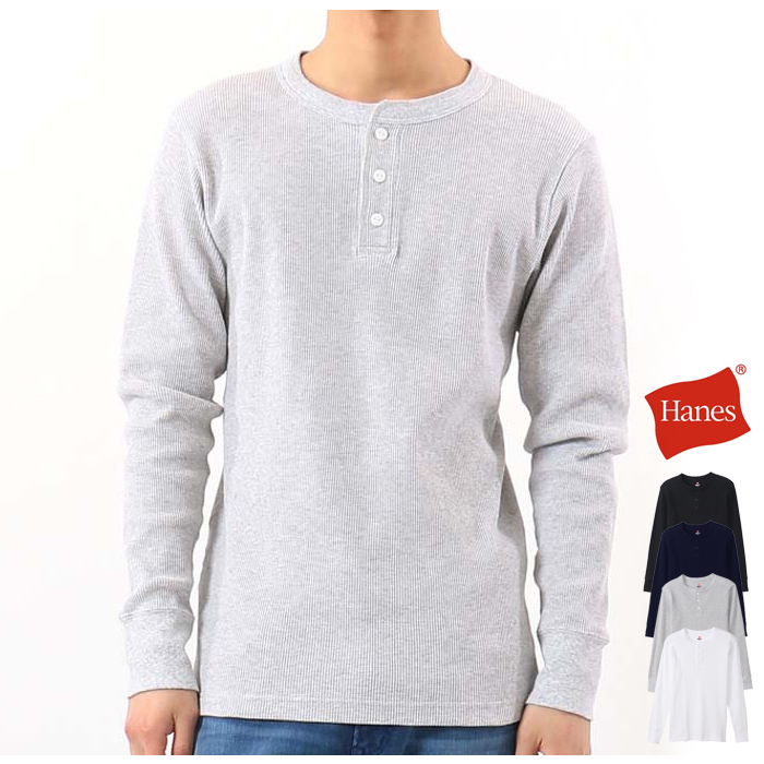 80s Hanes ヘインズ USA製 ヘンリーネック スウェット サイズL