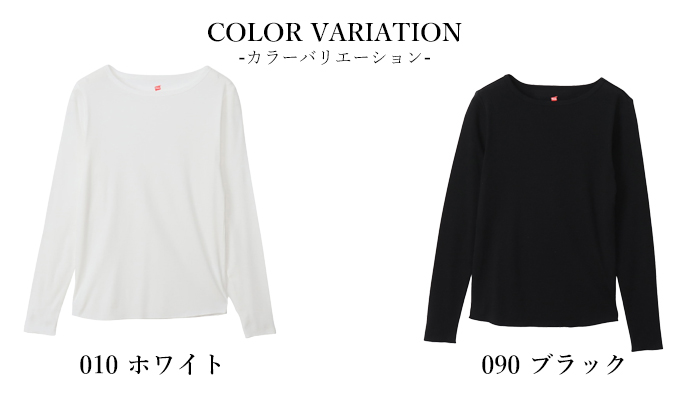 tシャツ ヘンプコットンクルーネックTシャツ レディース RW10-1B-2-IND.jpg