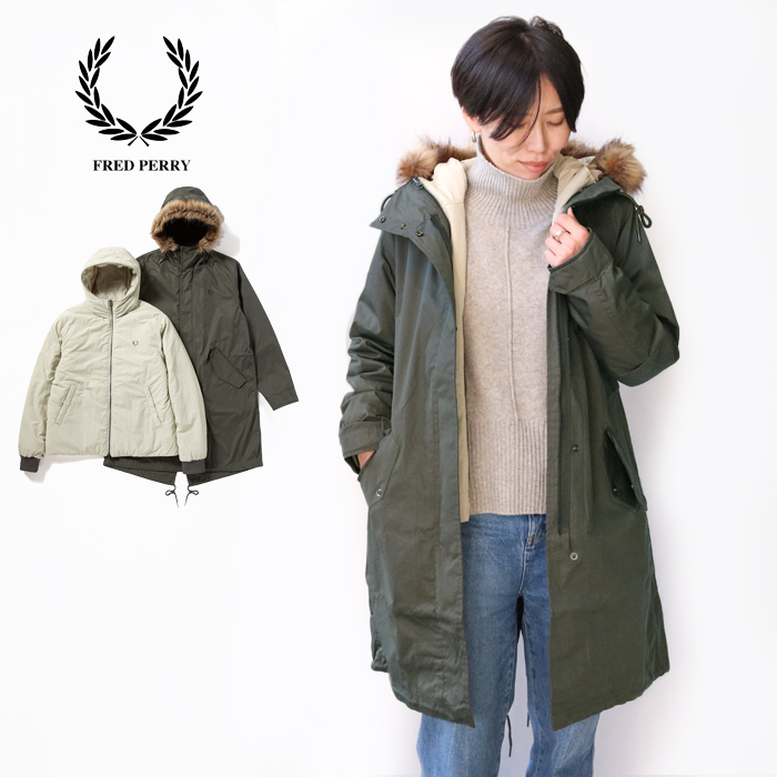 FRED PERRY フレッドペリー Womens ジップインライナーフィッシュ FRED PERRY フレッドペリー Womens ジップインライナーフィッシュ