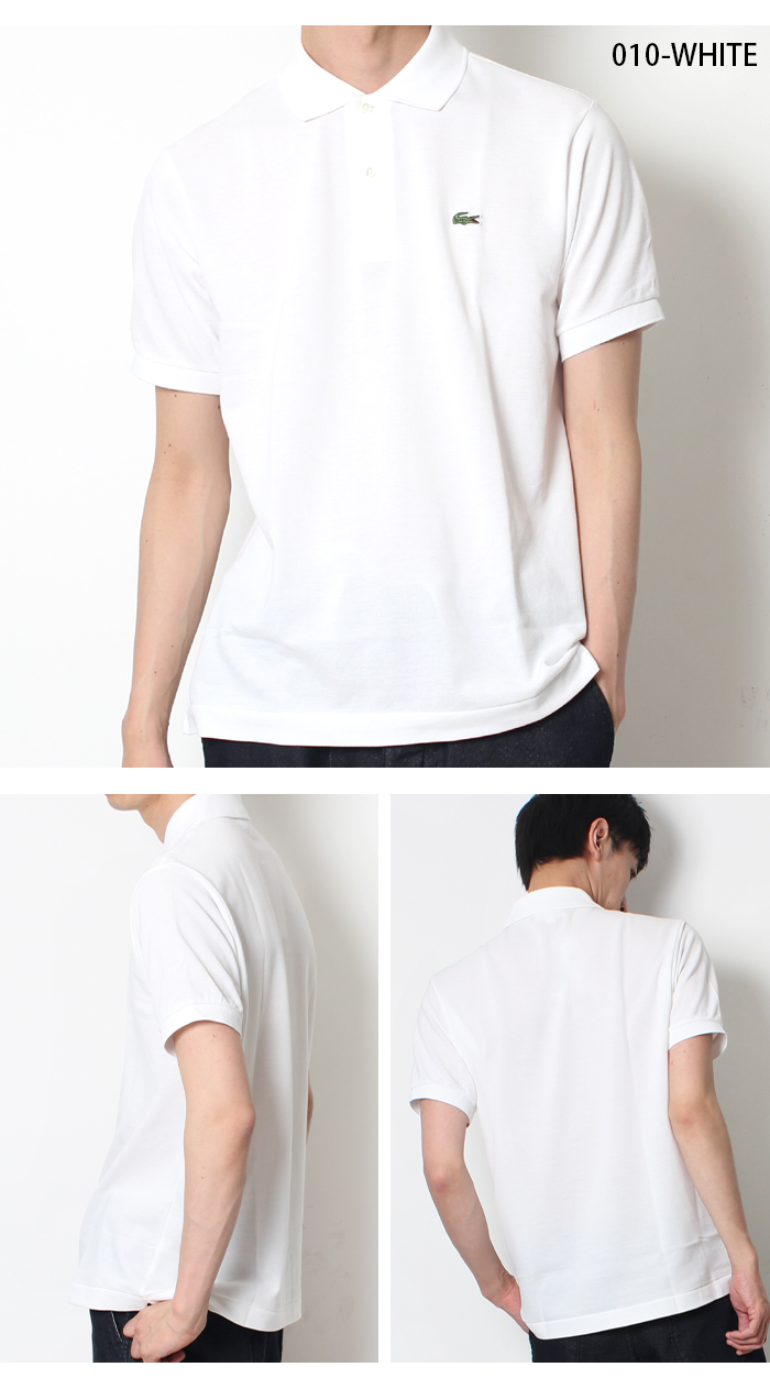 【新品】LACOSTE ポロシャツ 半袖　 白②　L1212 楽天市場】ポロシャツ ラコステ 半袖 メンズ 紳士 ブランド