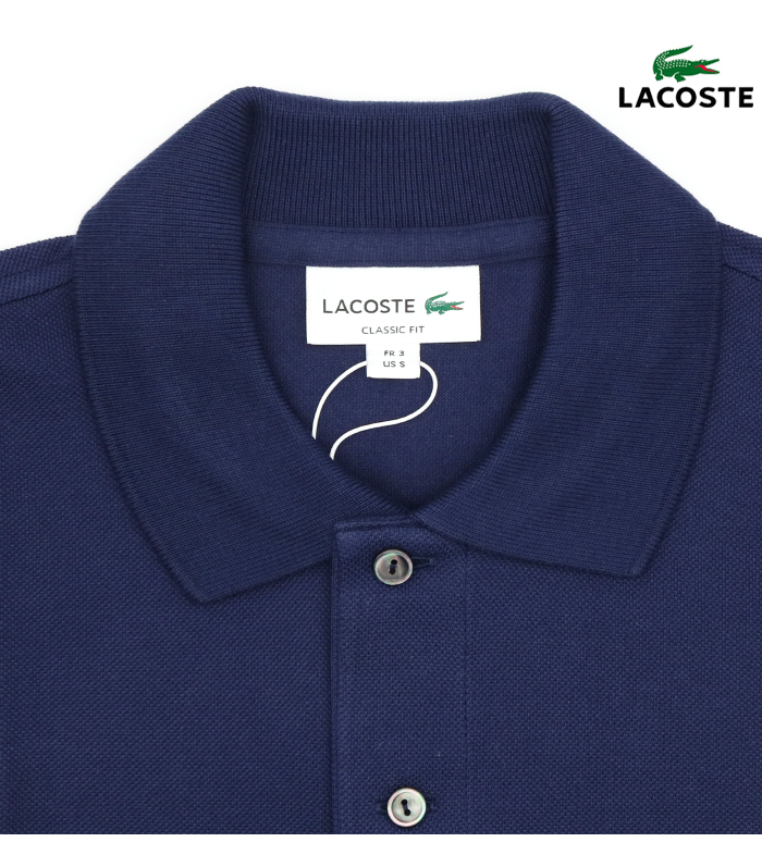 LACOSTE ラコステ BIGワニ SOLID POLO 半袖 ポロシャツ LACOSTE ラコステ 半袖 ポロシャツ L.12.12 ワニ刺繍 ワッペン
