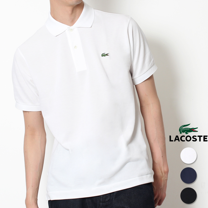LACOSTE ラコステ メンズ ポロシャツ 半袖 鹿の子 ブランド 上品