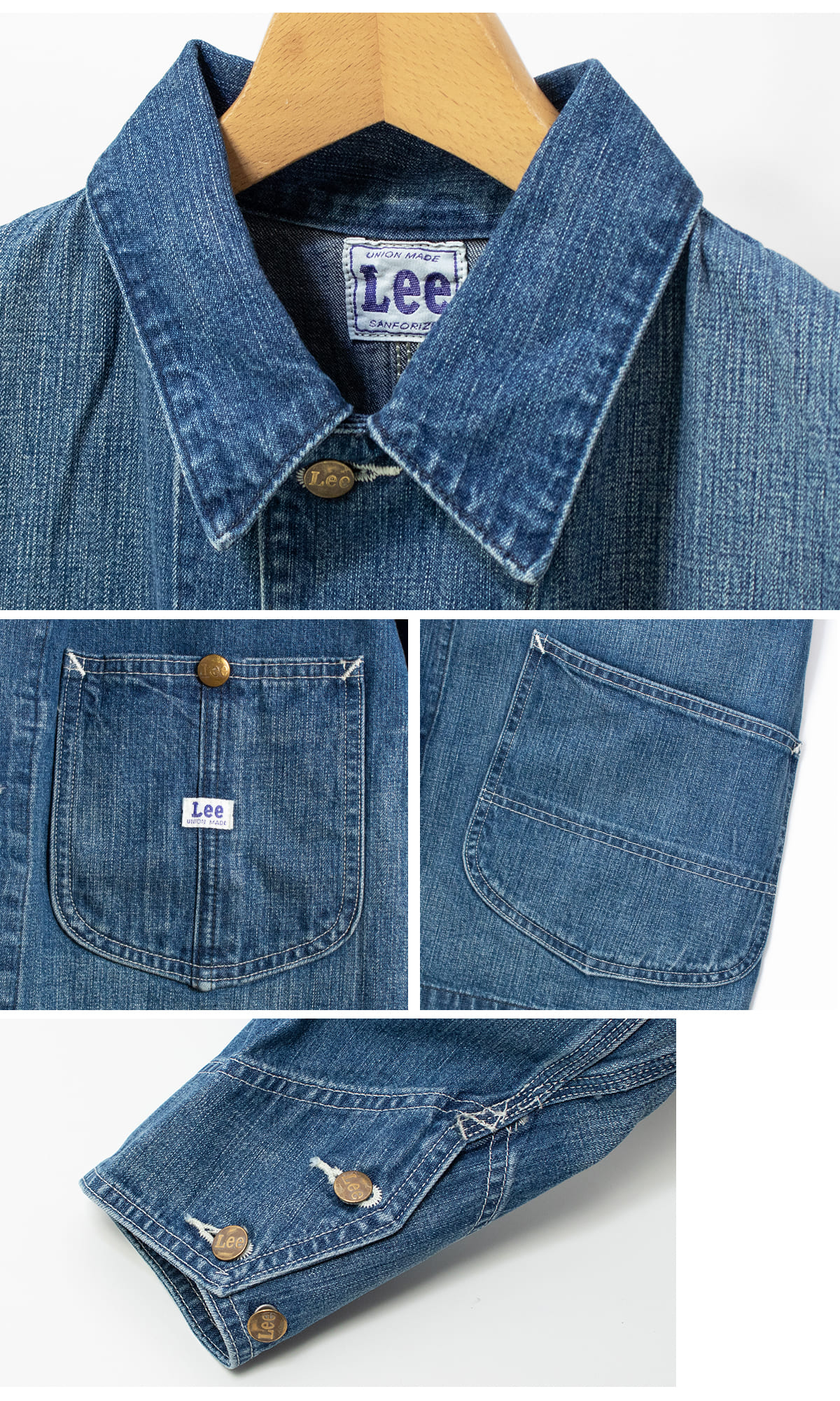 Lee（リー） カバーオール デニム ジャケット メンズ ロコジャケット