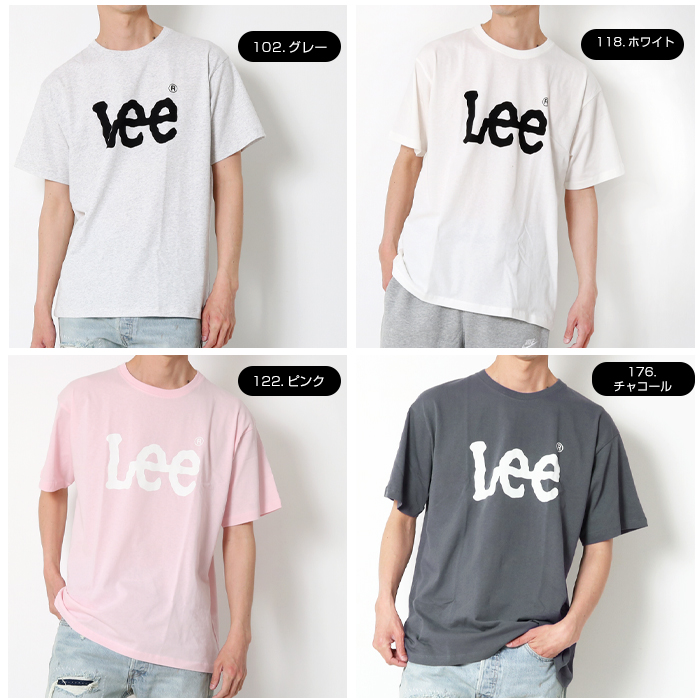 LEE リー 胸ロゴ 半袖 Tシャツ LT3072 プリントT 半袖Tシャツ teeシャツ メンズ リンクコーデ 定番 カジュアル おしゃれ ブランド｜jxt-style｜17