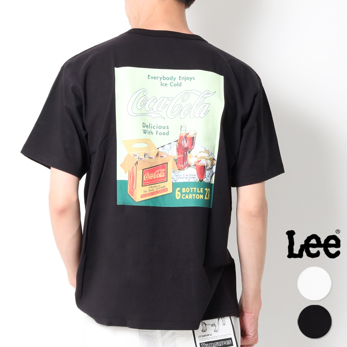 LEE リー  半袖 Tシャツ バックプリント LT3083 新作 プリントT 半袖Tシャツ tee...