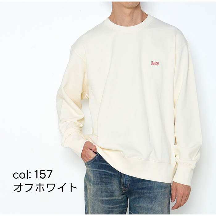 Lee（リー） Leeロゴ バックエンブロイダリースウェット 刺繍ロゴ