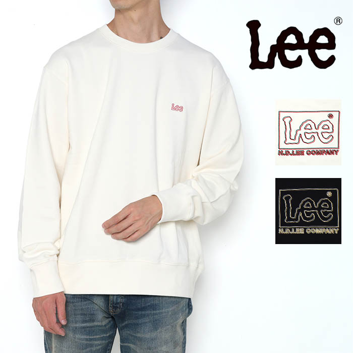 Lee（リー） Leeロゴ バックエンブロイダリースウェット 刺繍ロゴ