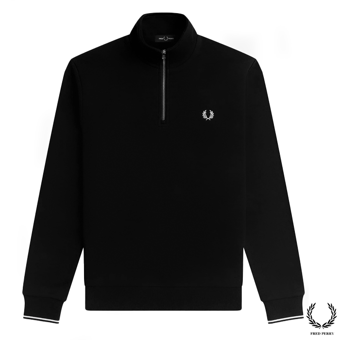 FREDPERRY フレッドペリー ハーフジップ スウェットシャツ M3574