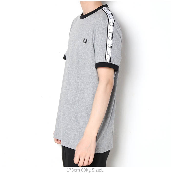 FREDPERRY フレッドペリー Taped Ringer T-Shirt テープドリンガーTシャツ M4620 シャツ 涼しい サラサラ オシャレ インナー カットソー 半袖 テニスウェア｜jxt-style｜13