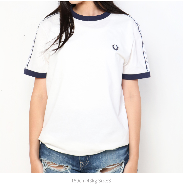 【FRED PERRY】ロゴTシャツ ミッドピンクS51 FRED PERRY】ロゴTシャツ ミッドピンクS51 (FRED PERRY/Tシャツ