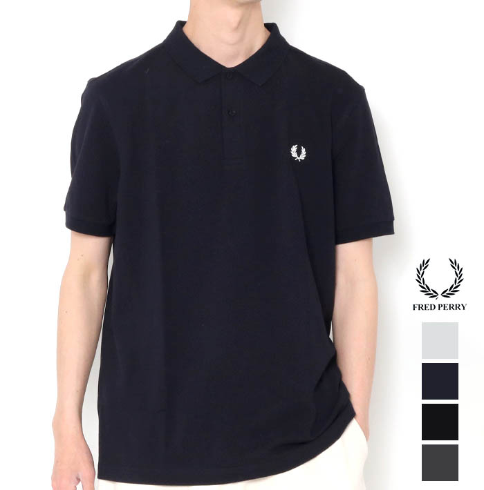 FRED PERRY フレッドペリー ワンポイント 無地 半袖 ポロシャツ M6000 