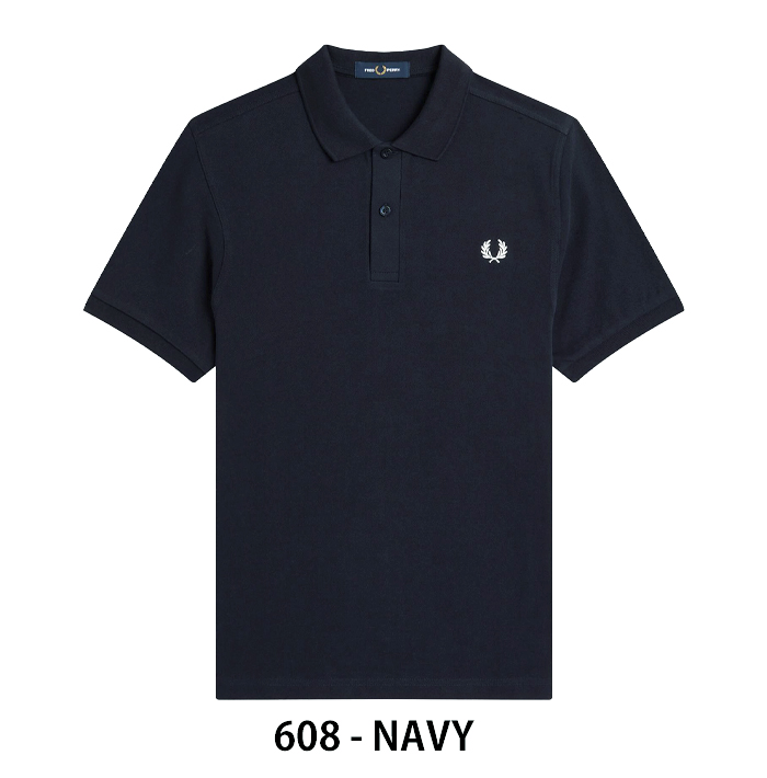 FRED PERRY フレッドペリー ワンポイント 無地 半袖 ポロシャツ M6000