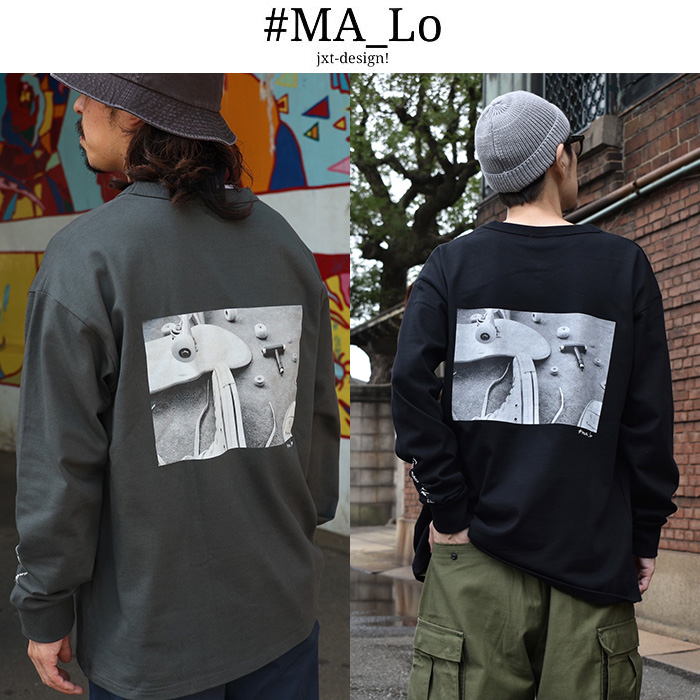 ［Ｐ］新品　malo マーロ　半袖　Ｔシャツ MA_Lo マーロ ユニセックス フォトプリント5分袖 オーバーT