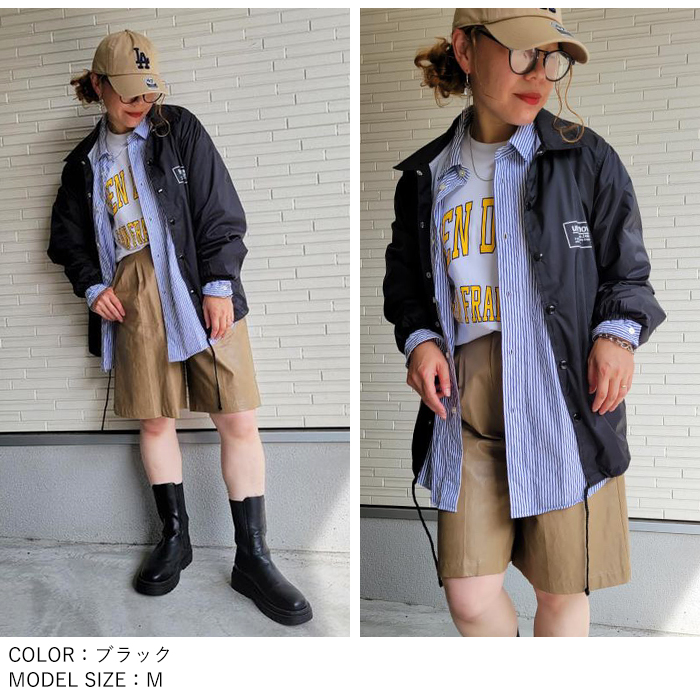 MA_Lo マーロ ユニセックス コーチジャケット MA19990 ナイロン