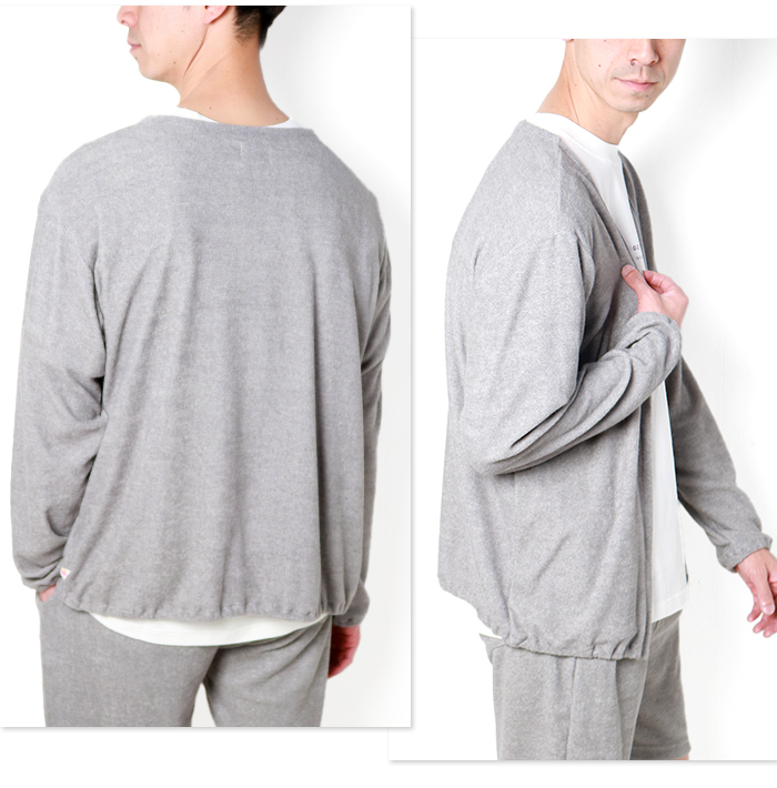 メイプル　melple MELLOW PEOPLEパイル カーディガン melple MELLOW PEOPLE メイプル メロウピープル 3.6 Pile Bolero
