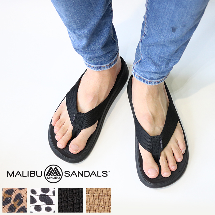 【10％OFF】 MALIBU SANDALS マリブサンダルズ SURFRIDER サーフライダー ビーチサンダル サンダル ビーサン レディース  メンズ 春 夏 海 ブラック 黒 MS08