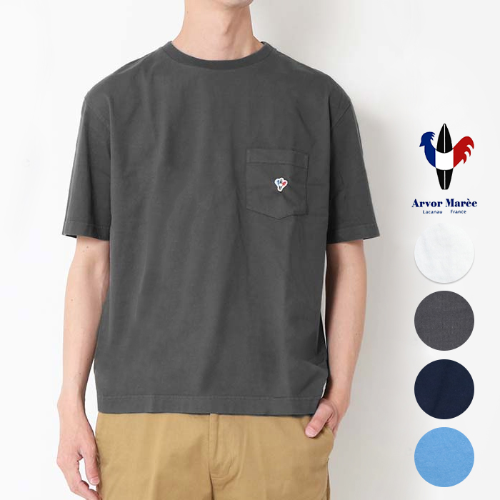 Arvor Maree（アルボーマレー） ポケット Tシャツ POCKET TEE tシャツ