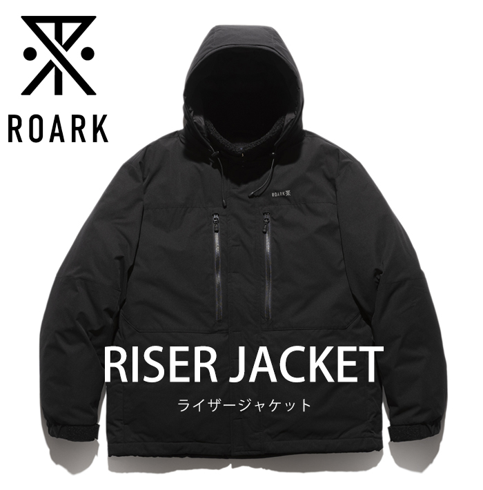 ROARK ロアーク アウター メンズ ライザージャケット 中綿ジャケットRJJ1170 冬 ブランド サーフ ワーク アメカジ 黒 ネイビー プレゼント シンプル 暖かい タフ RISER JACKET ROARK REVIVAL（ロアークリバイバル） ROARK ロアーク ライザー