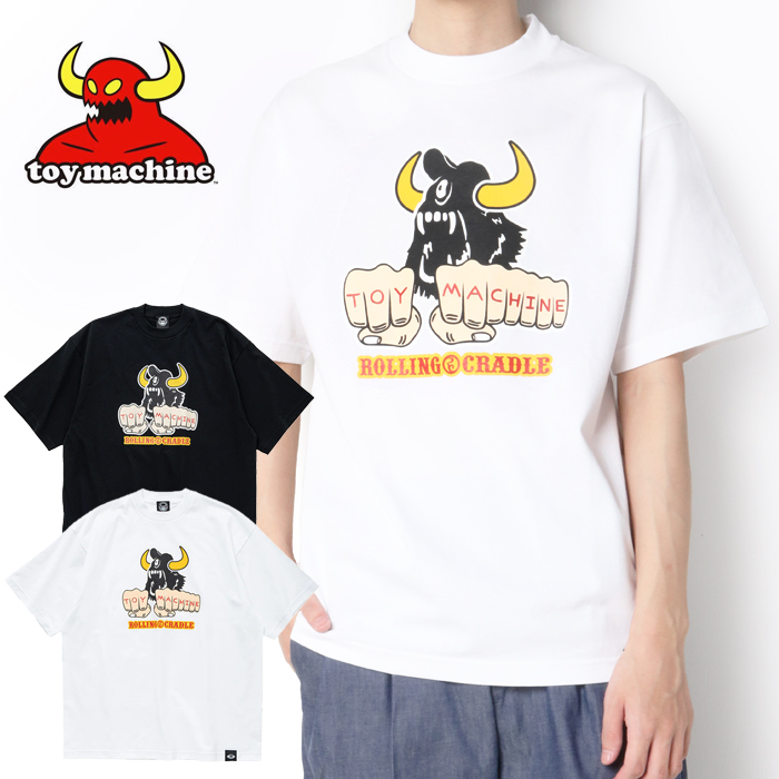 トイマシーン TOY MACHINE ROLLING CRADLE CYCLOPS & FIST SST RTMSEST1 半袖 メンズ ロリクレ | TOY MACHINE