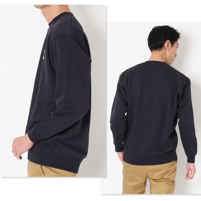 希少　ドルガバ　ロゴ入り　プルオーバースウェット　グレー　クルーネック 10．0oz T／C クルーネック スウェット（裏起毛