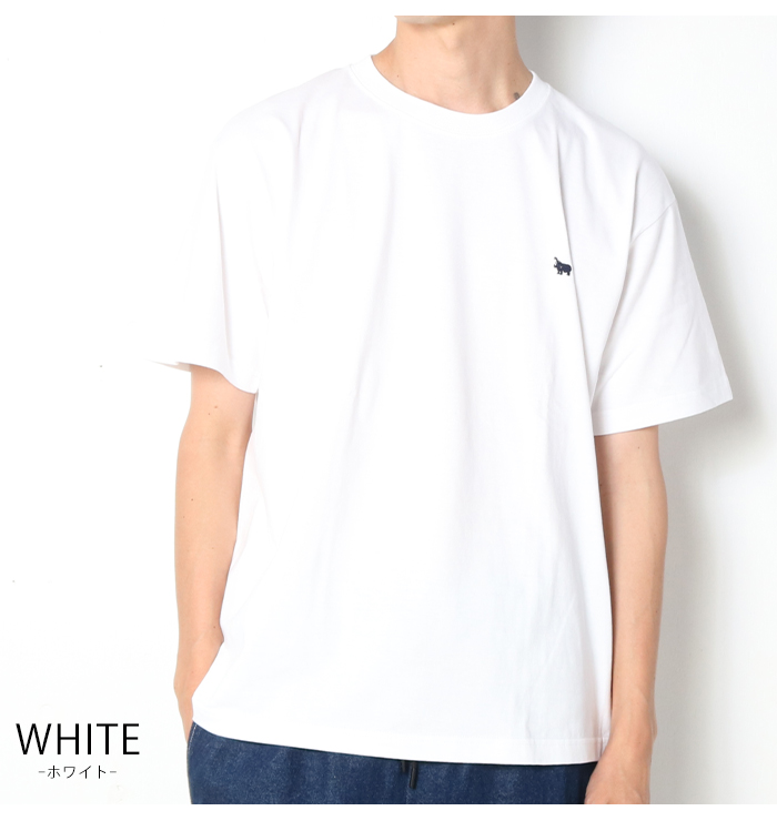 WV PROJECT正規品★21SS【2着セット】Sixteenルーズ半袖Tシャツ s&nd メンズ ワンポイント 半袖Tシャツ 刺繍 日本製 綿100% Sd
