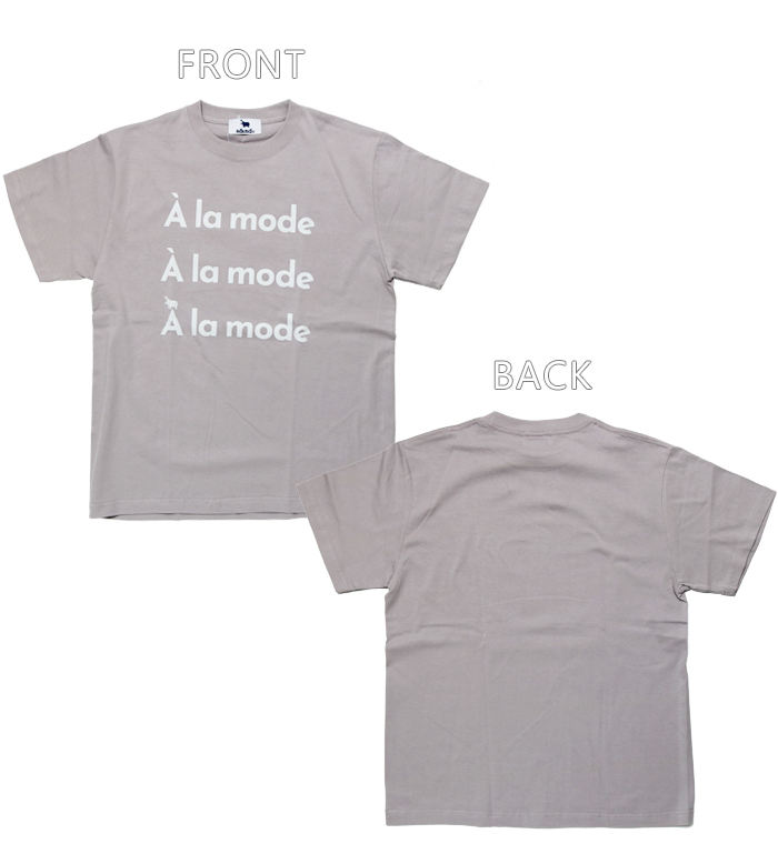 s&nd セカンド A la mode 半袖 プリントTシャツ Sd-R1098 tシャツ