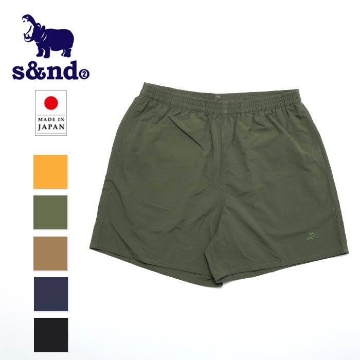 s&nd セカンド ワンポイント かば刺繍 ショートパンツ Sd-R1135