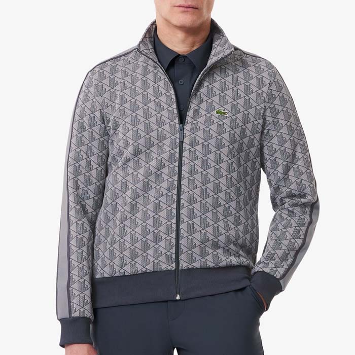 LACOSTE（ラコステ） モノグラム ジャカード トラックジャケット