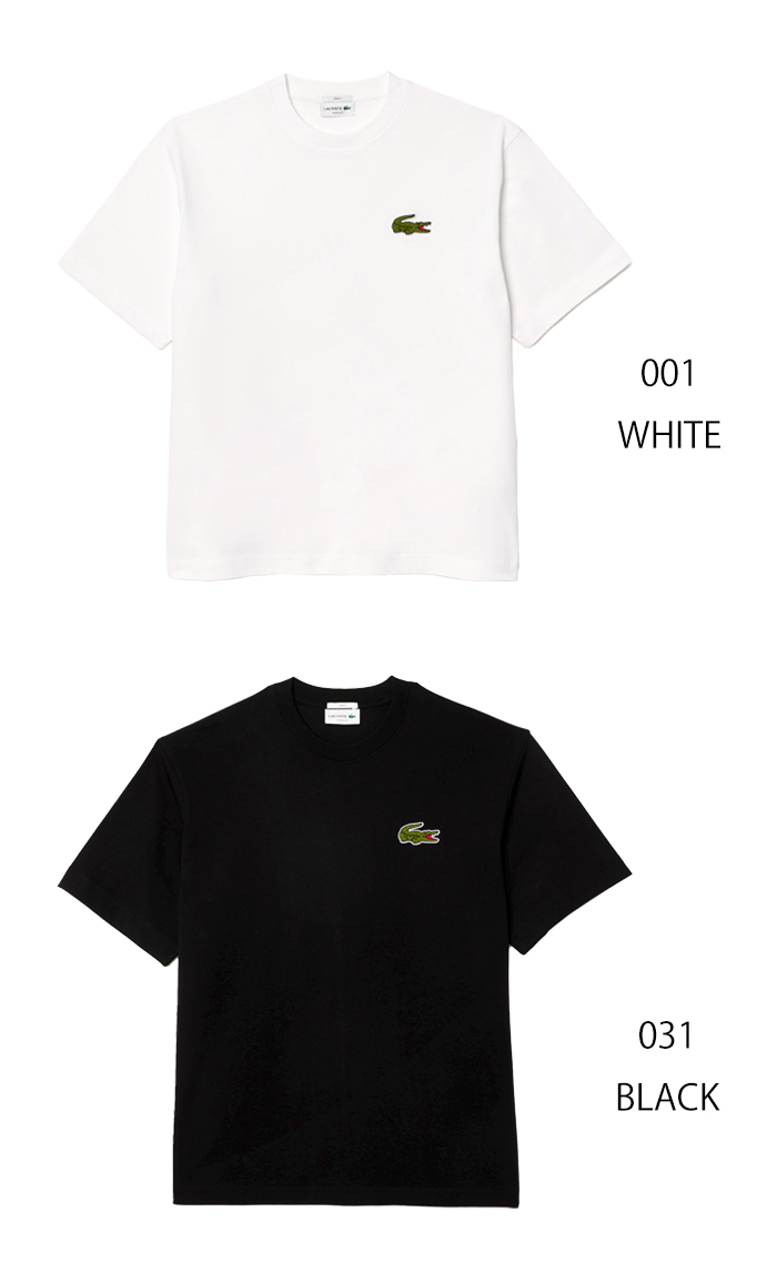 LACOSTE（ラコステ） Tシャツ 半袖 メンズ TH2745 シェニール ワニロゴ