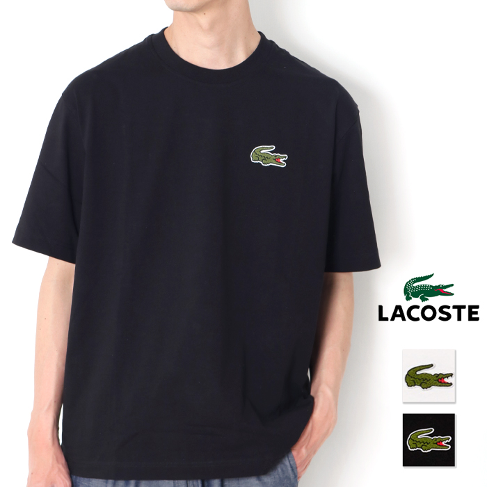 LACOSTE（ラコステ） Tシャツ 半袖 メンズ TH2745 シェニール ワニロゴ