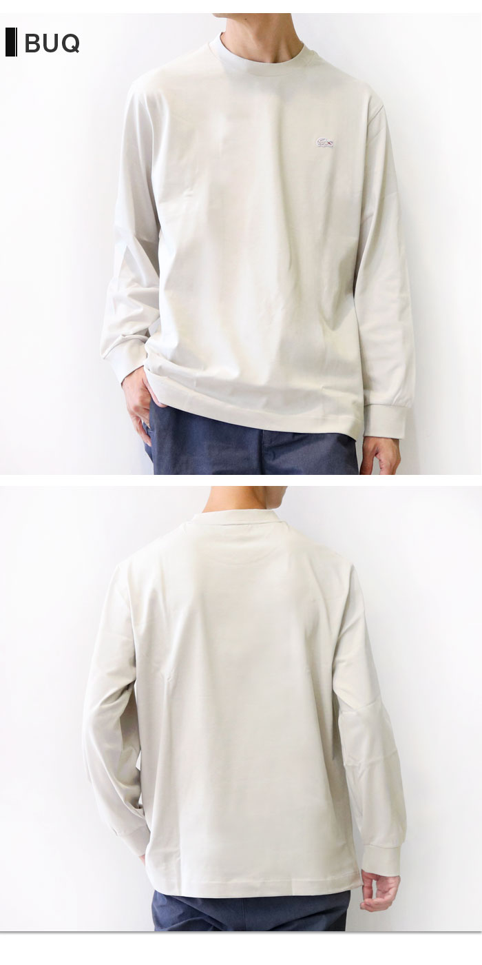 LACOSTE ラコステ TH5583-99 メンズ ベーシック ロングスリーブ Tシャツ 長袖 カットソー ブランド ロンT 白 ネイビー 黒  ベージュ ワンポイント : jxt-style - 通販 - Yahoo!ショッピング