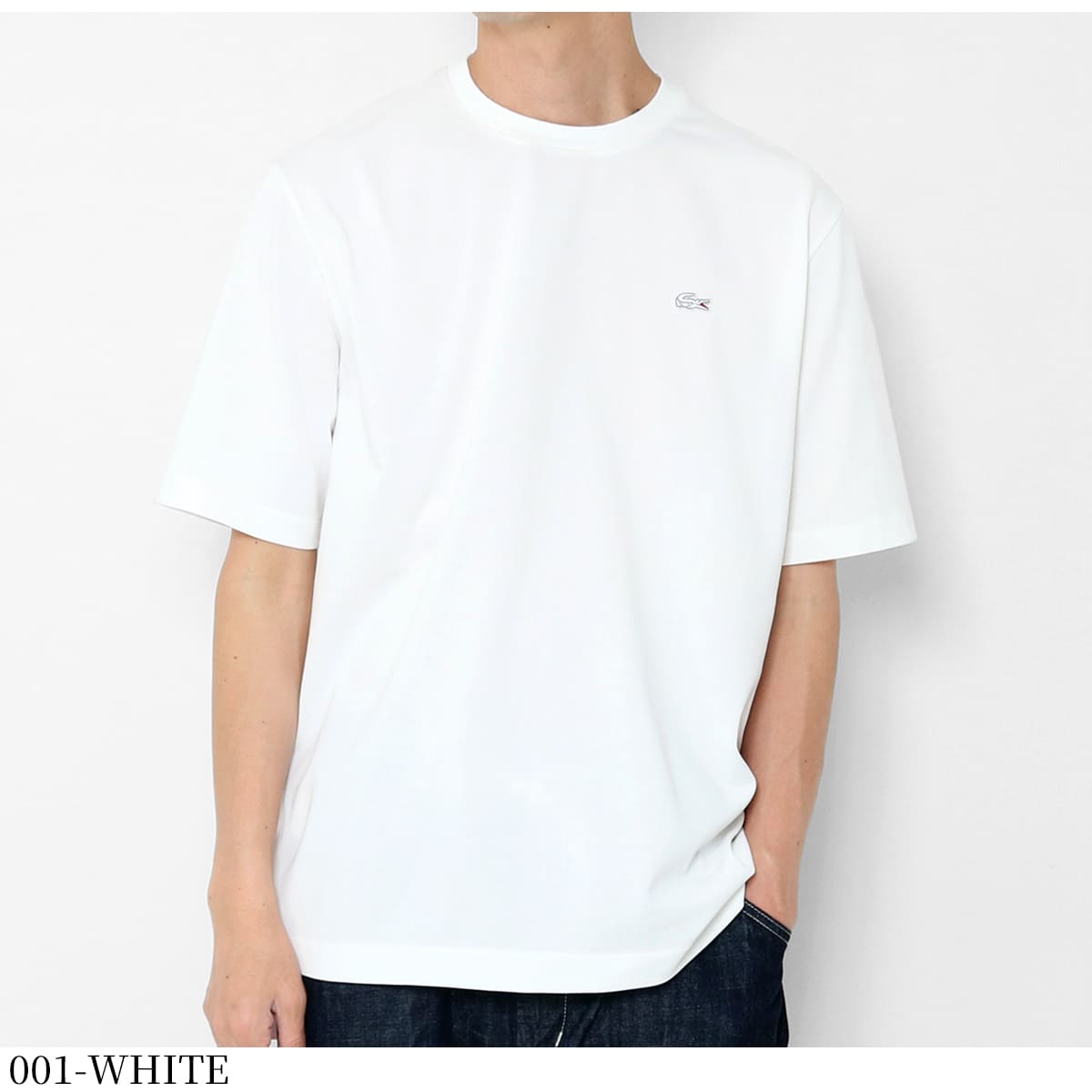 LACOSTE（ラコステ） Tシャツ 半袖 メンズ ワンポイント ロゴ刺繍