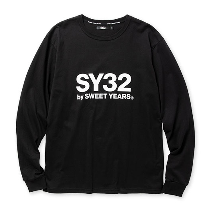 SY32 by SWEETYEARS エスワイサーティスウィートイヤーズ ベーシックロゴ 長袖 Tシャツ [Lot/TNS1781J] ロンT プリント トップス ブランド｜jxt-style｜02