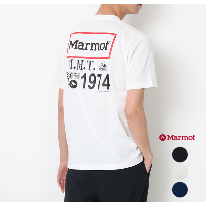 Marmot エムエムダブリューコレクションロゴ Tシャツ TSSMC404 メンズ プリントT U...