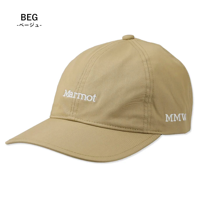 Marmot マーモット 6パネルキャップ TSSUE403 キャップ 帽子 メンズ レディース UVカット ユニセックス ブラック ベージュ グレー | Marmot | 06