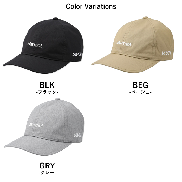 Marmot マーモット 6パネルキャップ TSSUE403 キャップ 帽子