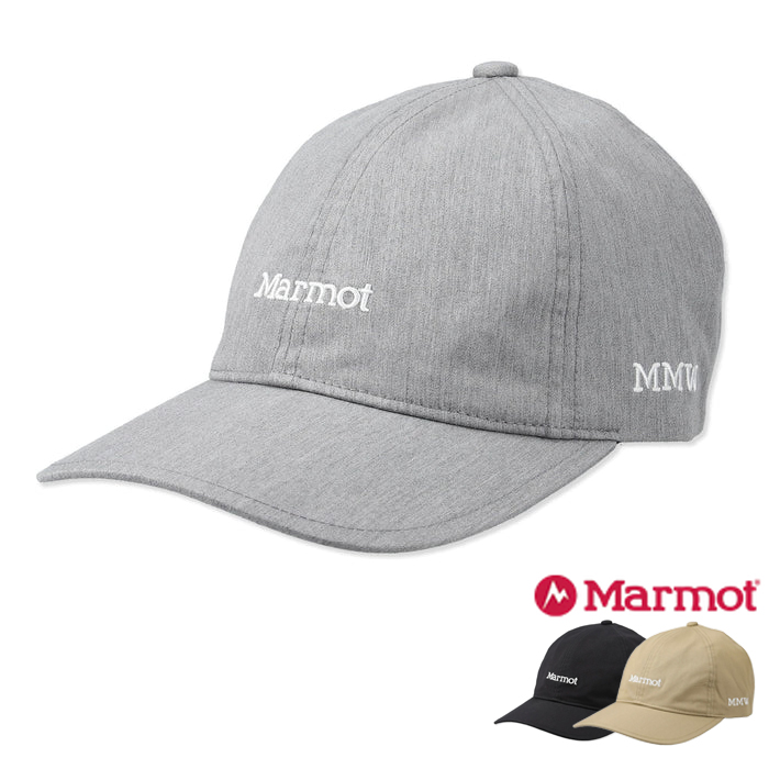 Marmot マーモット 6パネルキャップ TSSUE403 キャップ 帽子 メンズ レディース UVカット ユニセックス ブラック ベージュ グレー | Marmot | 03