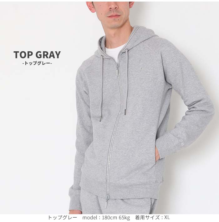 1PIU1UGUALE3 RELAX ジップパーカー メンズ ウノピゥウノウグァー