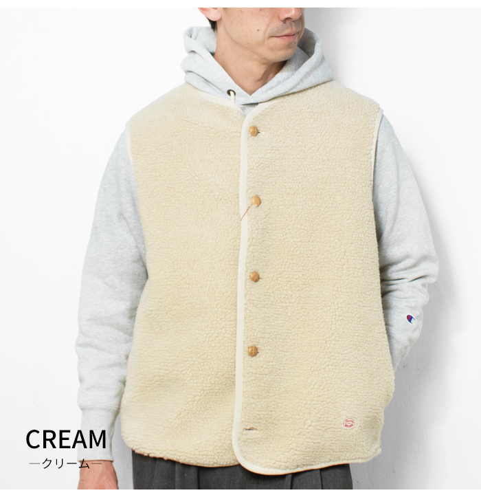 VINCENT ET MIREILLE（ヴァンソン エ ミレイユ） ボアベスト メンズ