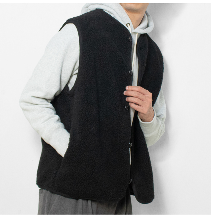 VINCENT ET MIREILLE（ヴァンソン エ ミレイユ） ボアベスト メンズ