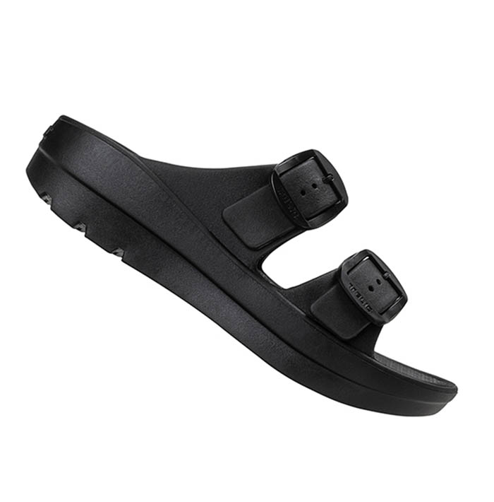 テリック W-BUCKLE2 ブラック 25.5～26.0 ML 新品未使用 TELIC W-BUCKLE2 テリック ダブルバックル サンダル ブラック